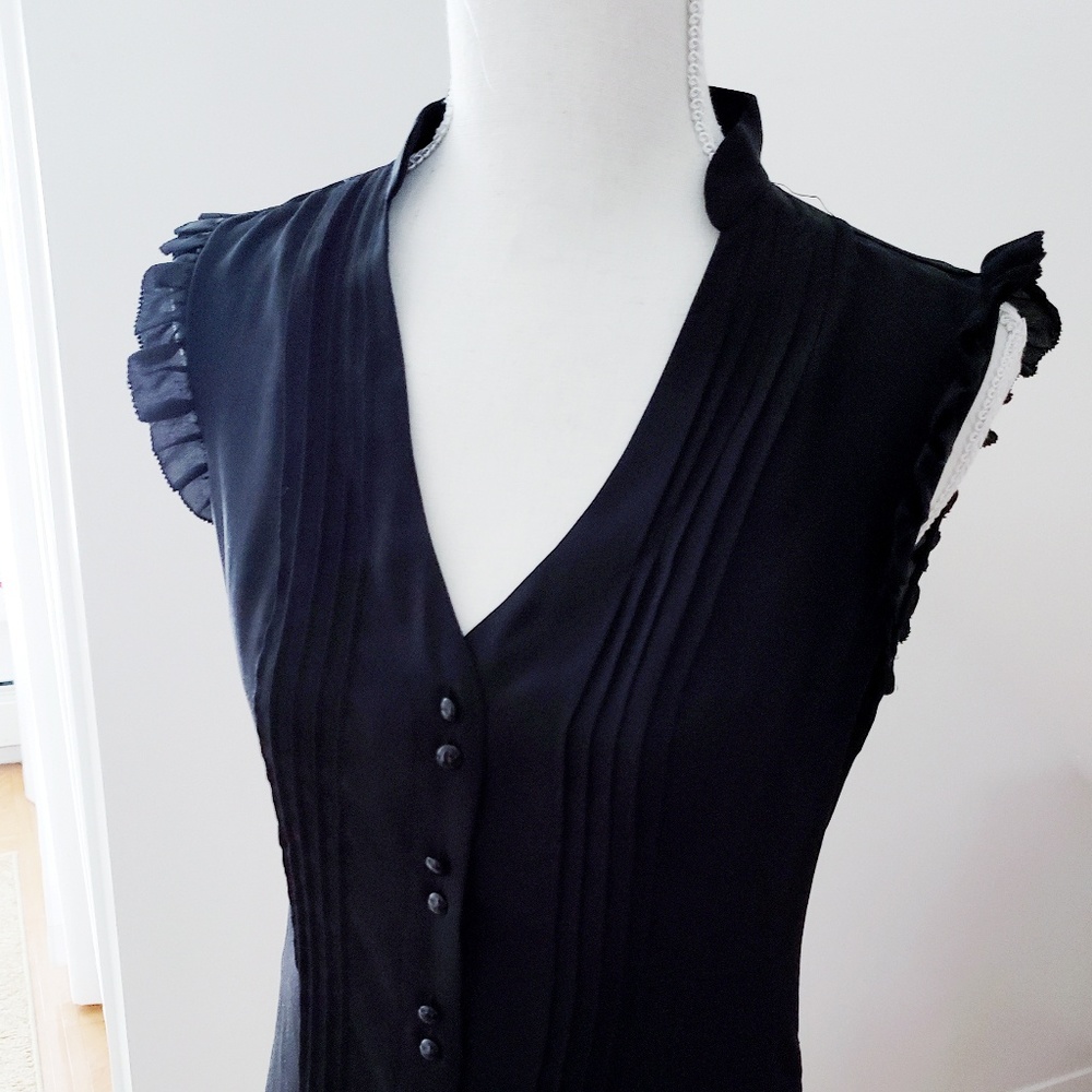 Guess Button down Tank Blouse